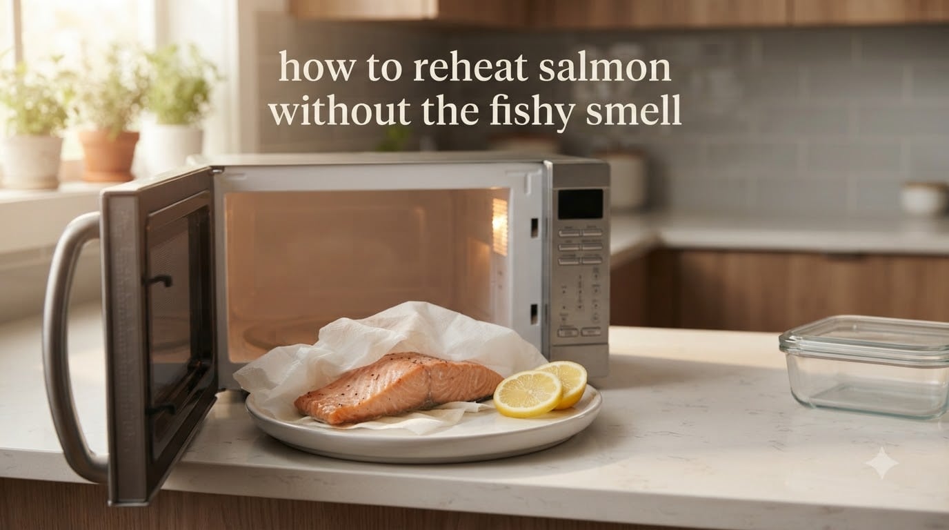 how to reheat salmon without the fishy smell
