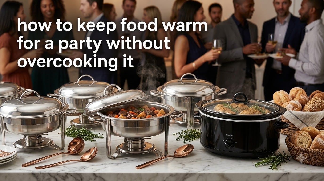 how to keep food warm for a party without overcooking it
