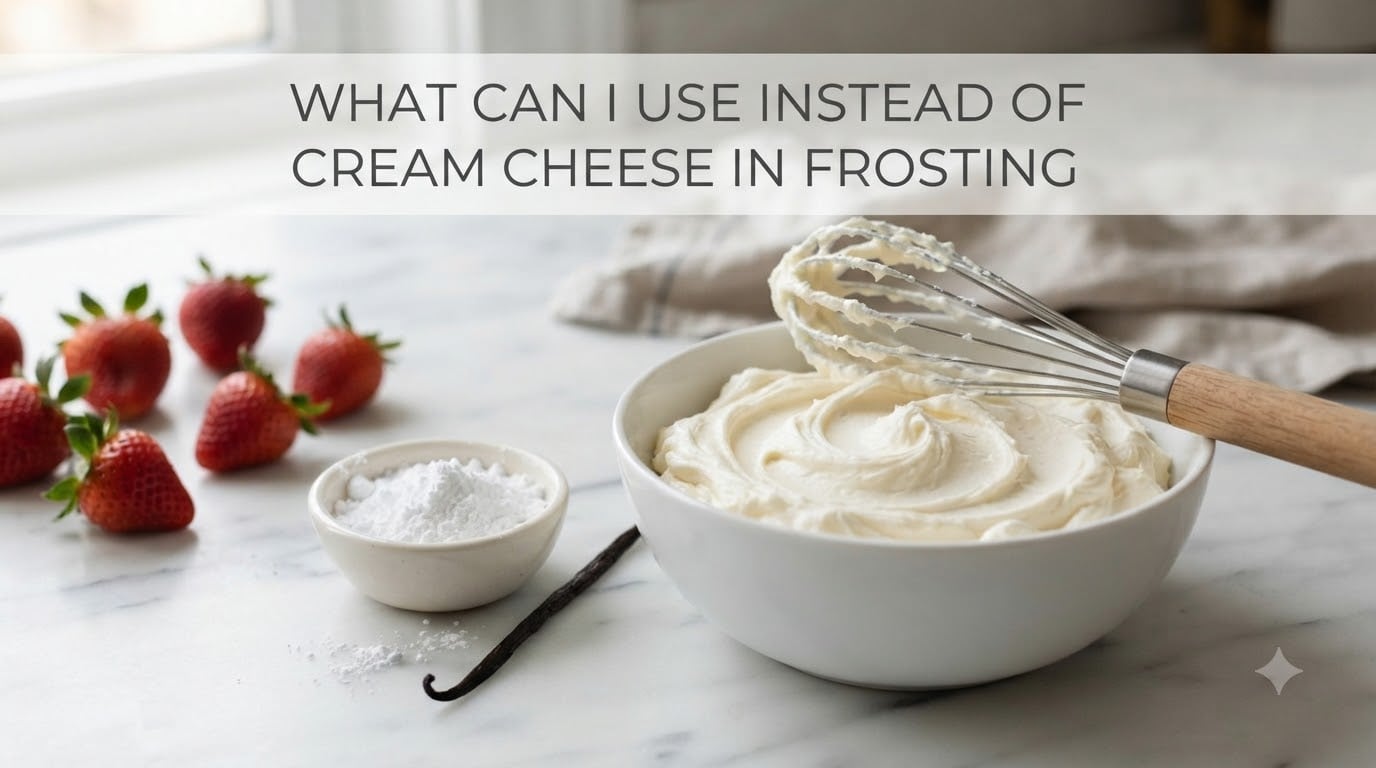 what can i use instead of cream cheese in frosting