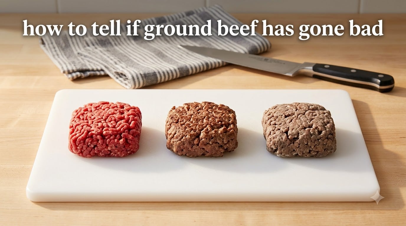 how to tell if ground beef has gone bad