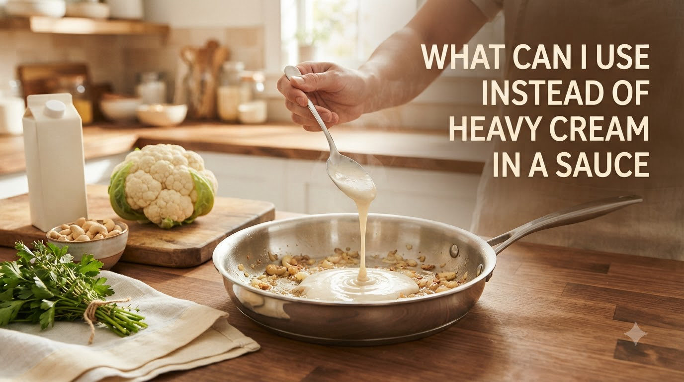 what can i use instead of heavy cream in a sauce