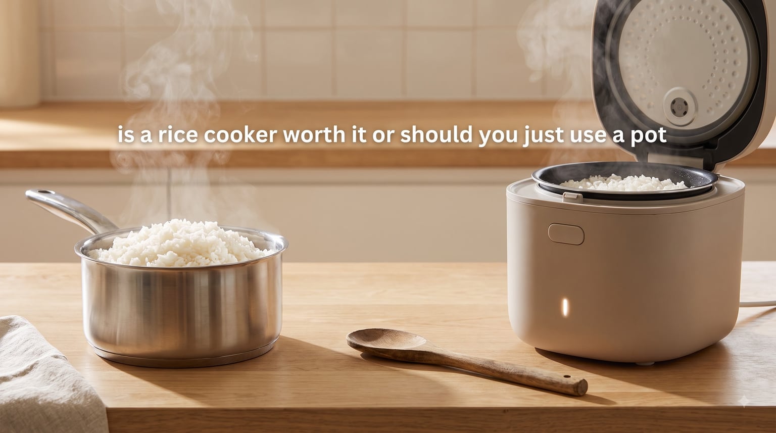 is a rice cooker worth it or should you just use a pot