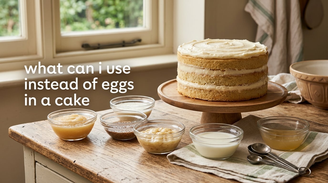 what can i use instead of eggs in a cake