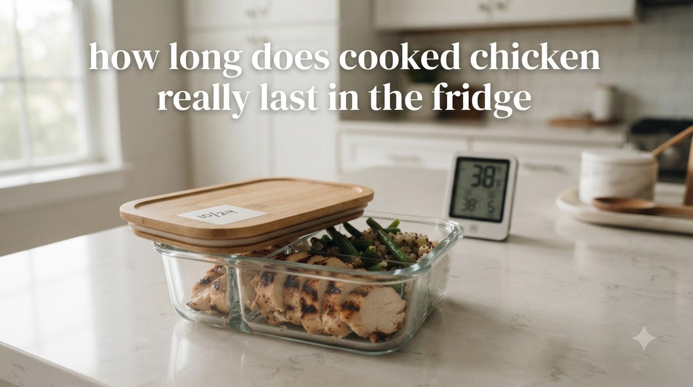 how long does cooked chicken really last in the fridge