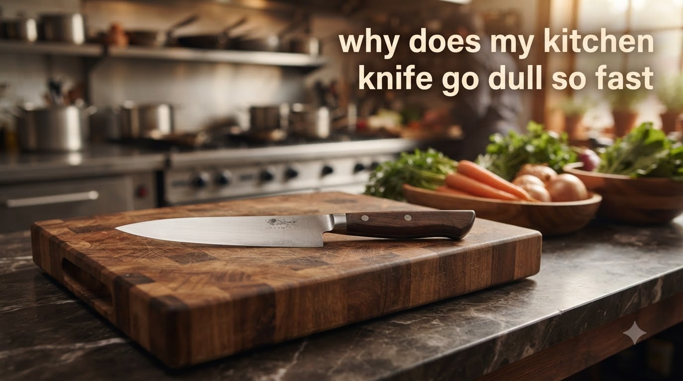 why does my kitchen knife go dull so fast