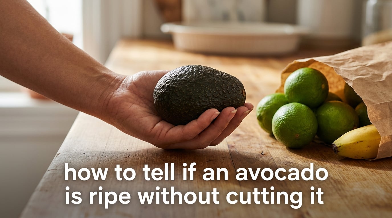 how to tell if an avocado is ripe without cutting it