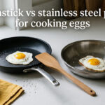 nonstick vs stainless steel pan for cooking eggs