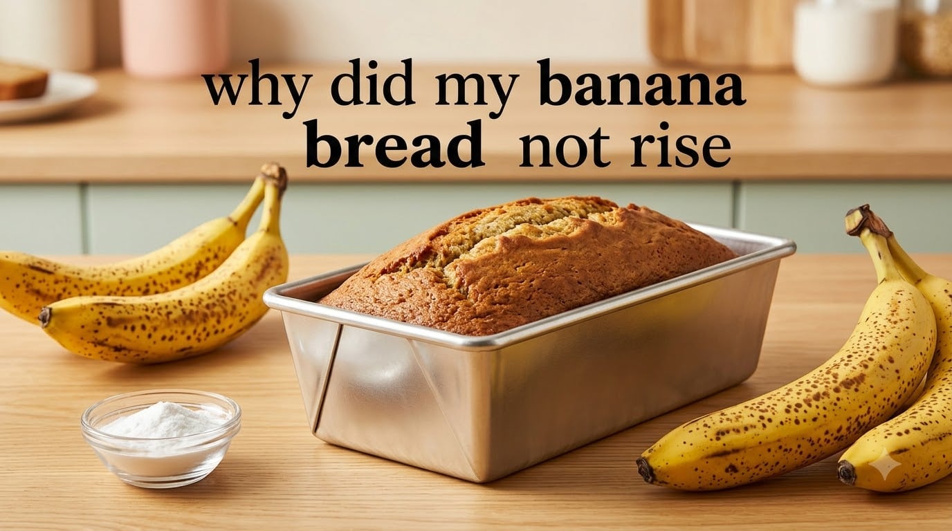 why did my banana bread not rise