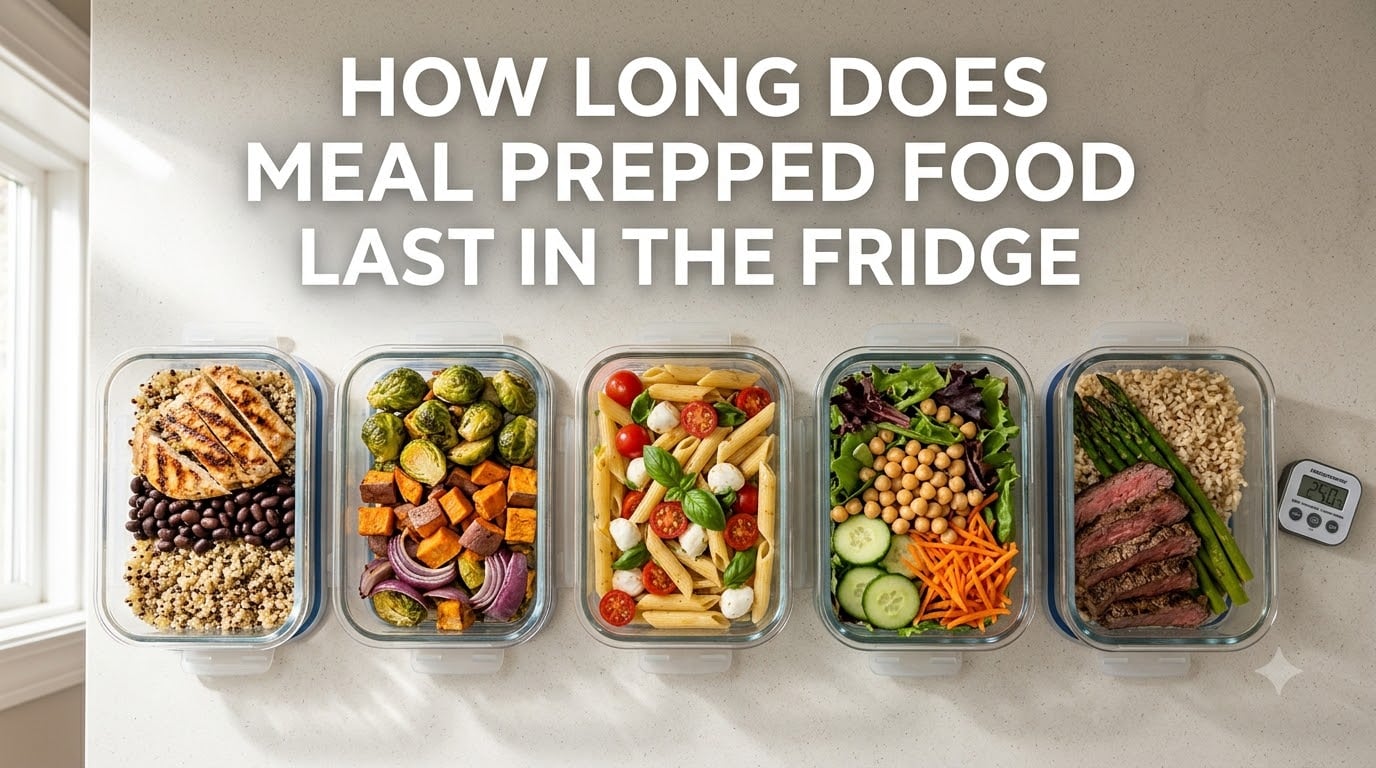 how long does meal prepped food last in the fridge