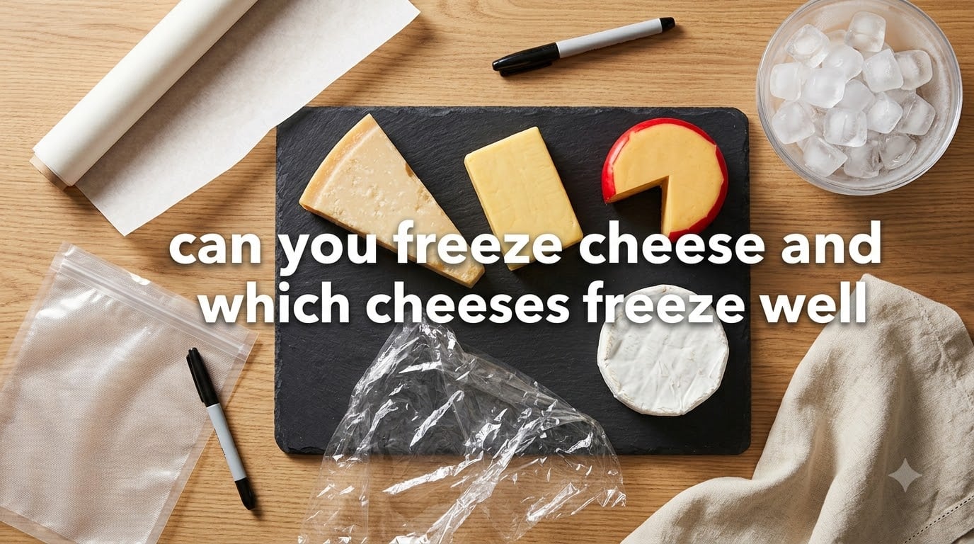 can you freeze cheese and which cheeses freeze well