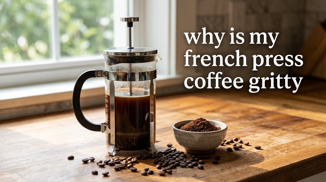 why is my french press coffee gritty