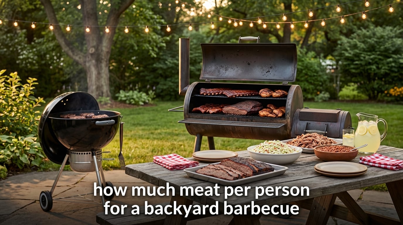 how much meat per person for a backyard barbecue