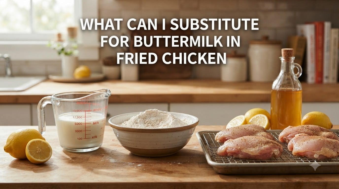 what can i substitute for buttermilk in fried chicken