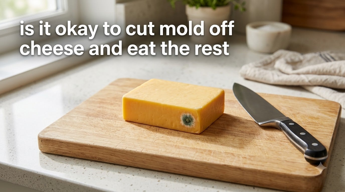 is it okay to cut mold off cheese and eat the rest