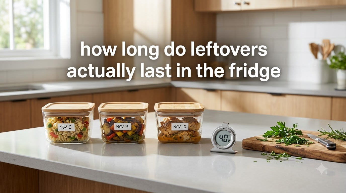 how long do leftovers actually last in the fridge