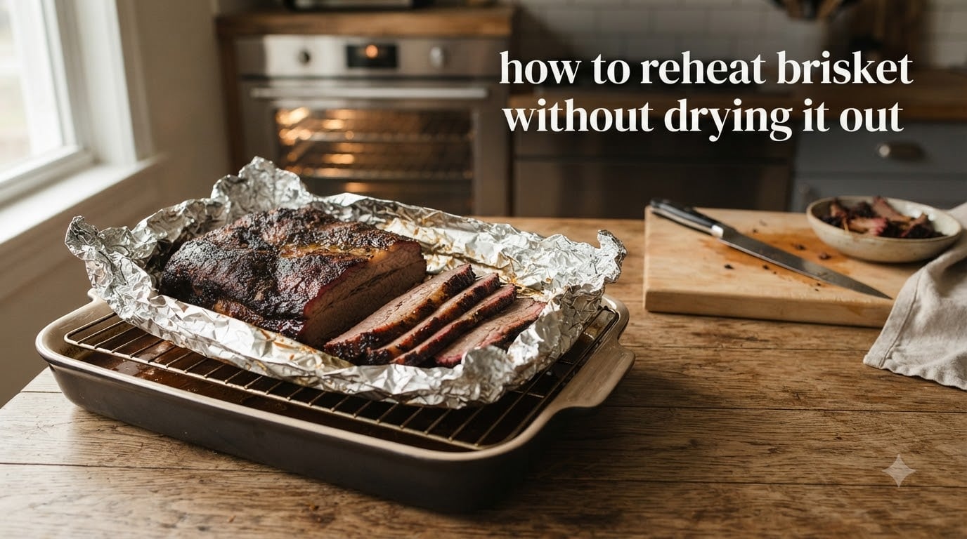how to reheat brisket without drying it out