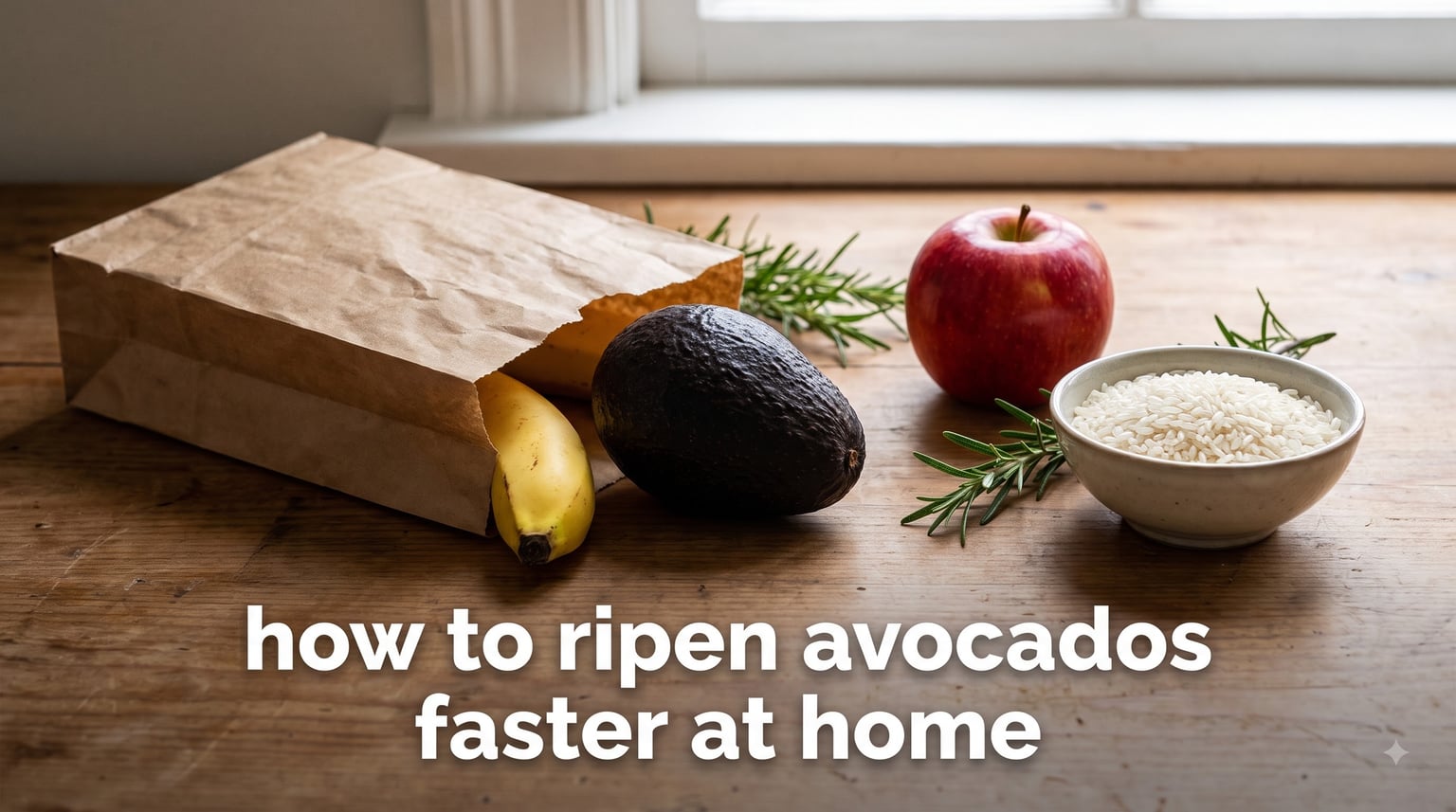 how to ripen avocados faster at home