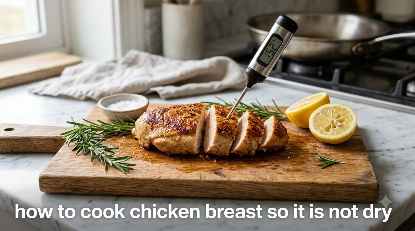 how to cook chicken breast so it is not dry