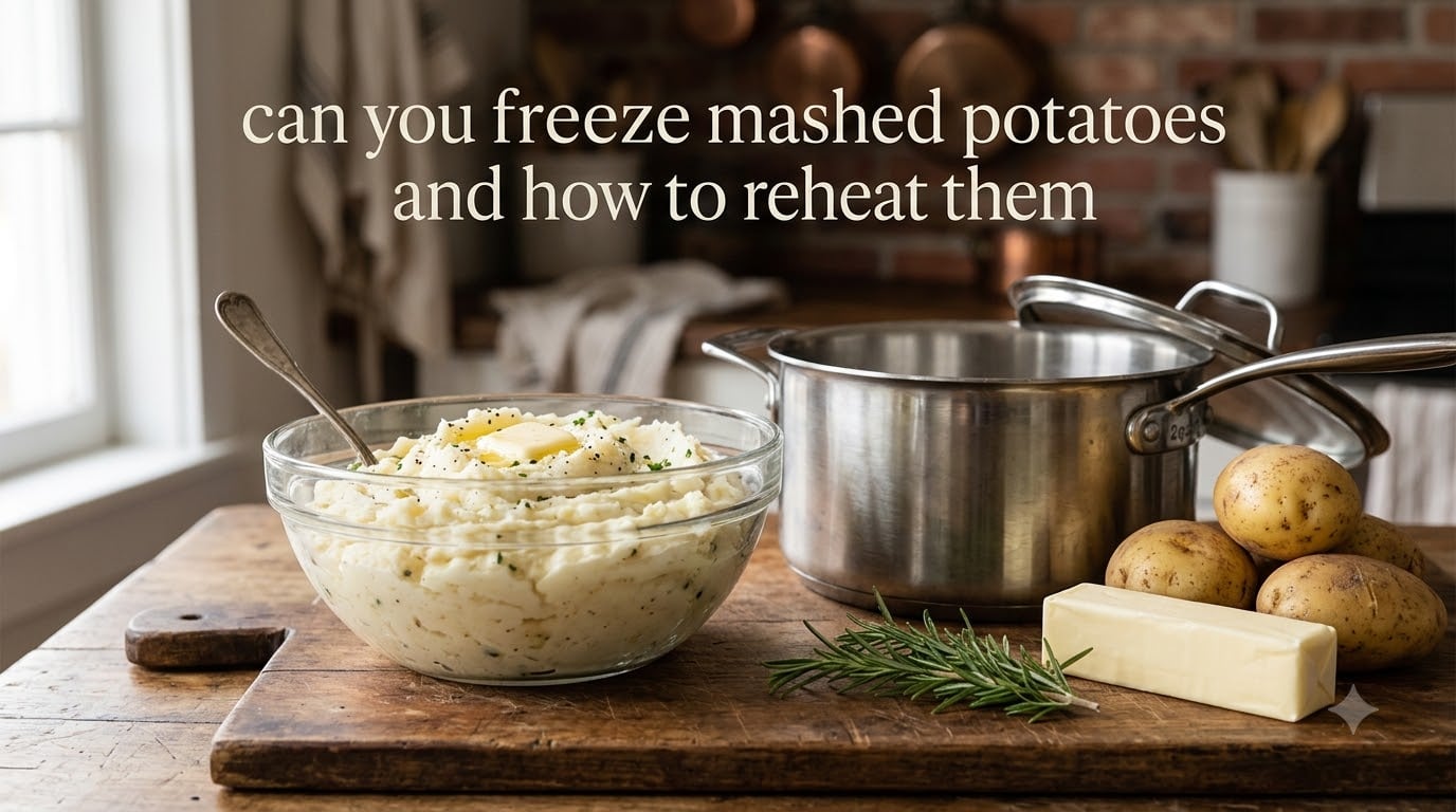can you freeze mashed potatoes and how to reheat them