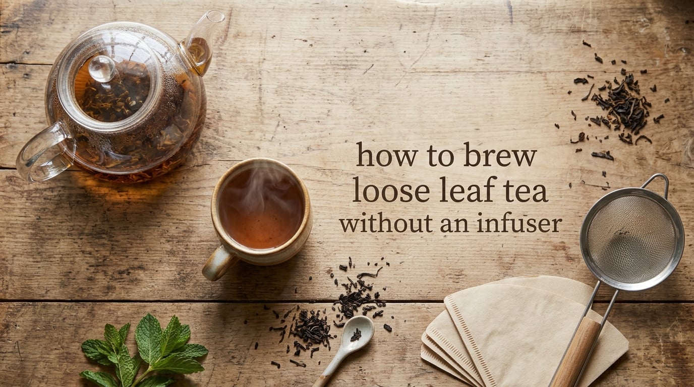how to brew loose leaf tea without an infuser