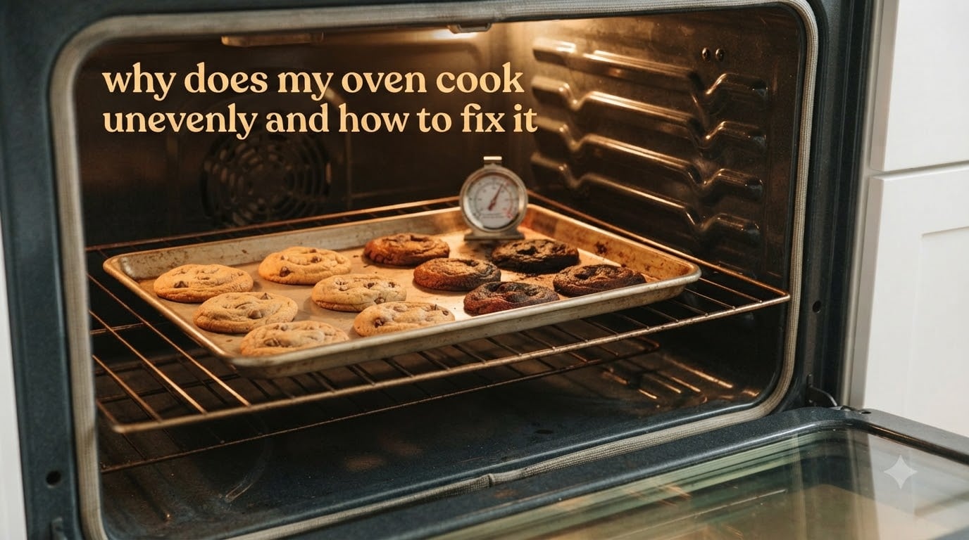 why does my oven cook unevenly and how to fix it