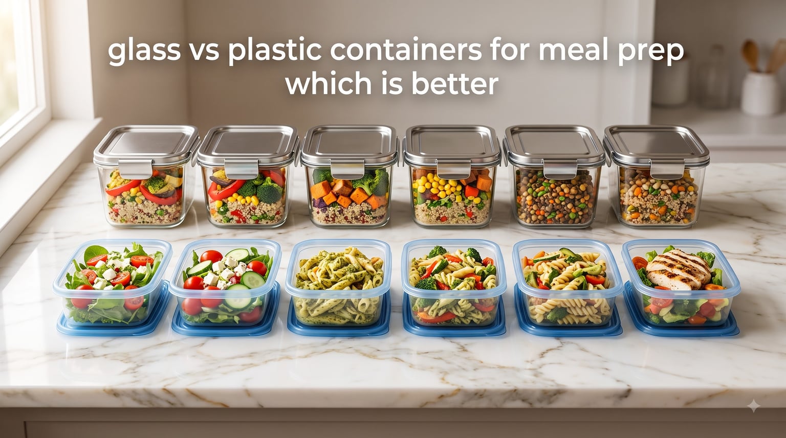glass vs plastic containers for meal prep which is better