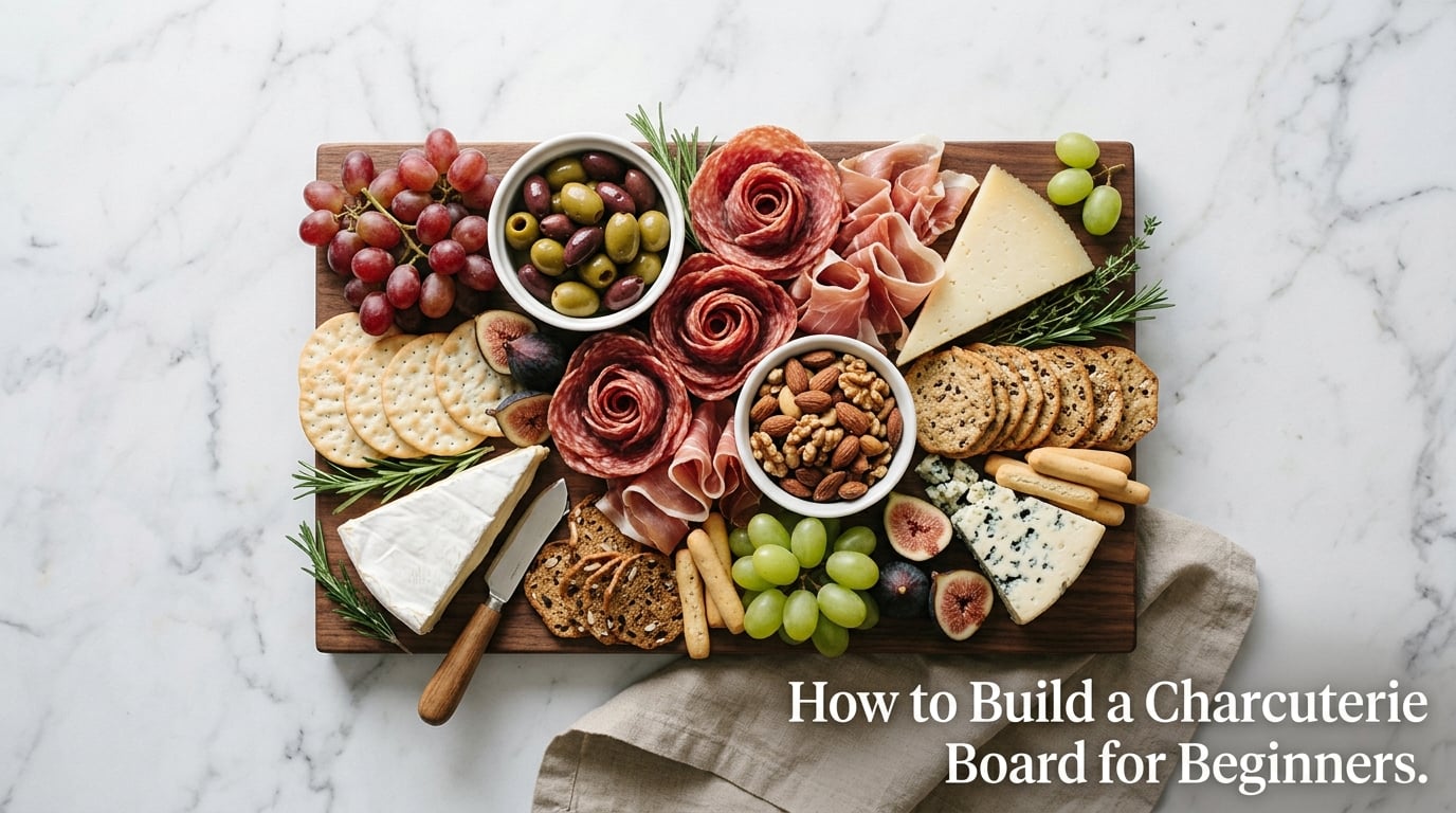 how to build a charcuterie board for beginners