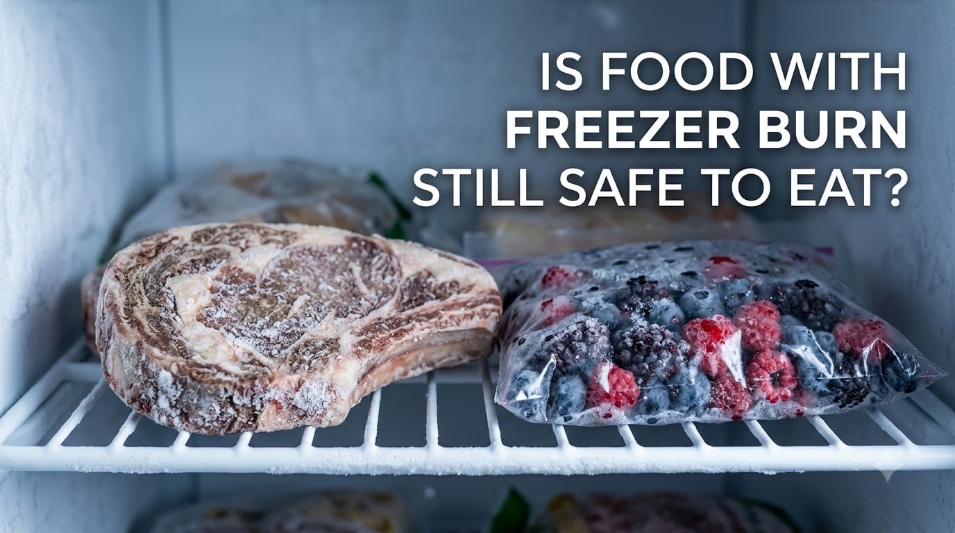 is food with freezer burn still safe to eat