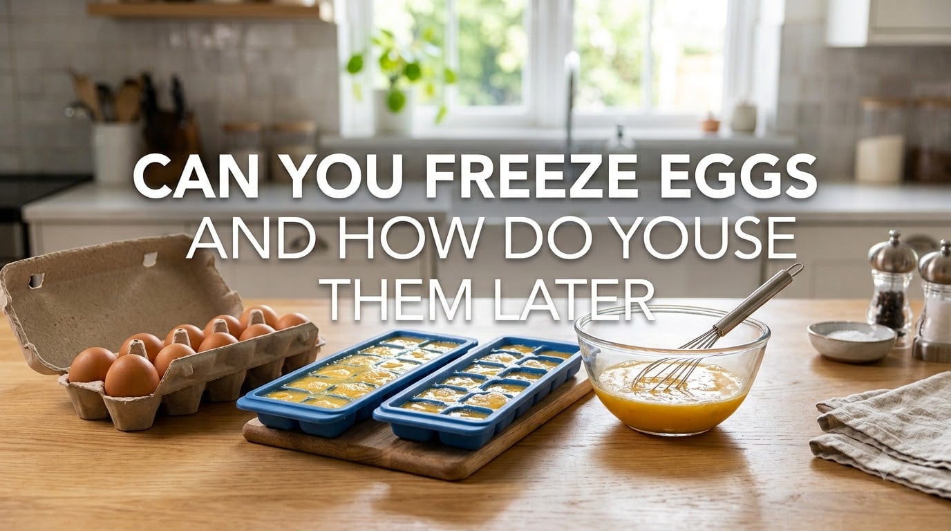 can you freeze eggs and how do you use them later