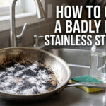 how to clean a badly burnt stainless steel pan
