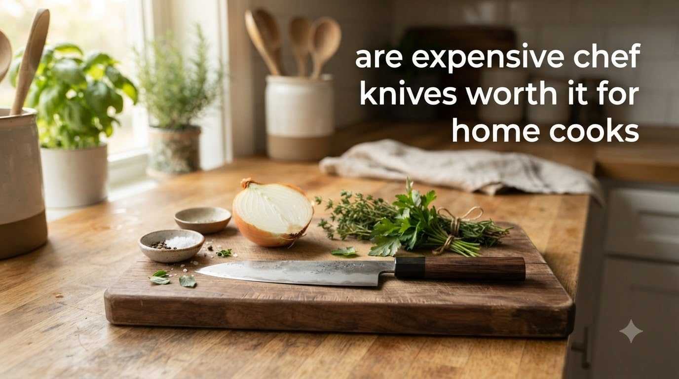 are expensive chef knives worth it for home cooks